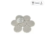 Hubu NAKŁADKI z pianką na PODODYSK ø15mm #180-  50 szt.   