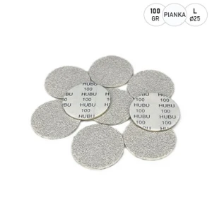 Hubu NAKŁADKI z pianką na PODODYSK ø25mm #100-  50 szt. 
