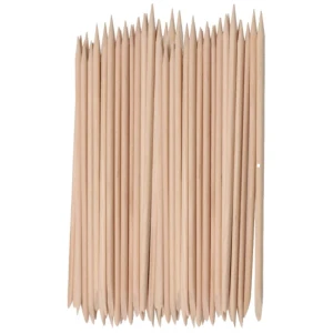 Hubu PATYCZKI drewniane do manicure, folia - 100 szt.