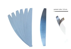 Hubu ZESTAW NAKŁADEK+METALOWA BAZA pilnik do paznokci ŁÓDKA